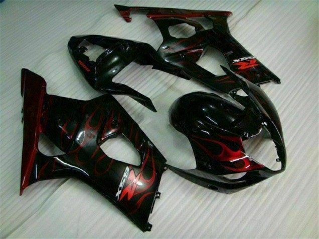 Suzuki GSXR 1000 K3 2003-2004 Verkleidungen - Rot Flamme Suzuki GSXR 1000 K3 2003-2004 Verkleidungen - Rot Flamme