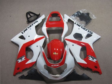 Suzuki GSXR 1000 K3 2003-2004 Verkleidungen - Rot Weiß