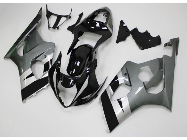 Suzuki GSXR 1000 K3 2003-2004 Verkleidungen - Schwarz Grau Suzuki GSXR 1000 K3 2003-2004 Verkleidungen - Schwarz Grau