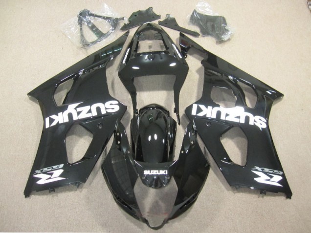Suzuki GSXR 1000 K3 2003-2004 Verkleidungen - Schwarz Weiß Aufkleber Suzuki GSXR 1000 K3 2003-2004 Verkleidungen - Schwarz Weiß Aufkleber