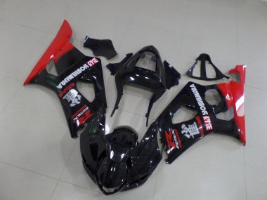 Suzuki GSXR 1000 K3 2003-2004 Verkleidungen - Schwarz und Rot