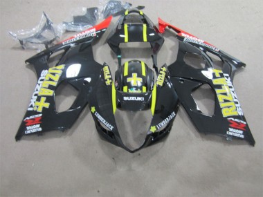 Suzuki GSXR 1000 K3 2003-2004 Verkleidungen - Schwarzer Rizla