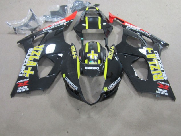 Suzuki GSXR 1000 K3 2003-2004 Verkleidungen - Schwarzer Rizla Suzuki GSXR 1000 K3 2003-2004 Verkleidungen - Schwarzer Rizla