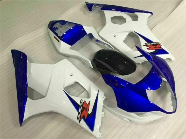 Suzuki GSXR 1000 K3 2003-2004 Verkleidungen - Weiß Blau
