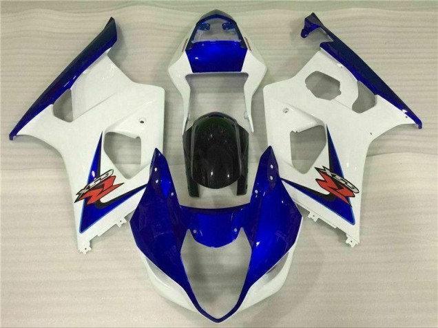 Suzuki GSXR 1000 K3 2003-2004 Verkleidungen - Weiß Blau