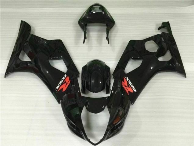 Suzuki GSXR 1000 K3 2003-2004 Vollverkleidung - Glänzend Schwarz
