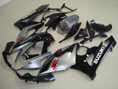 Suzuki GSXR 1000 K5 2005-2006 Verkleidung - Grau Schwarz