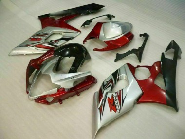 Suzuki GSXR 1000 K5 2005-2006 Verkleidung - Rot Weiß