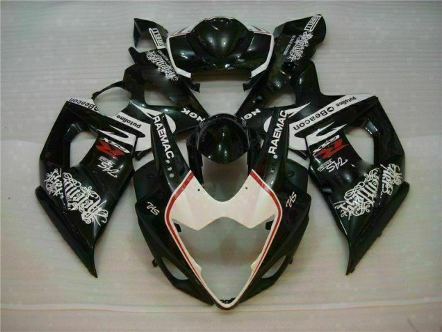 Suzuki GSXR 1000 K5 2005-2006 Verkleidung - Weiß Schwarz