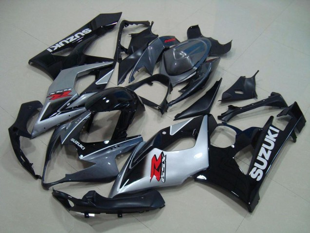 Suzuki GSXR 1000 K5 2005-2006 Verkleidungen - Grau Schwarz Silber