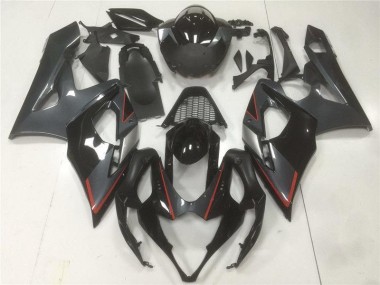 Suzuki GSXR 1000 K5 2005-2006 Verkleidungen - Schwarz Grau