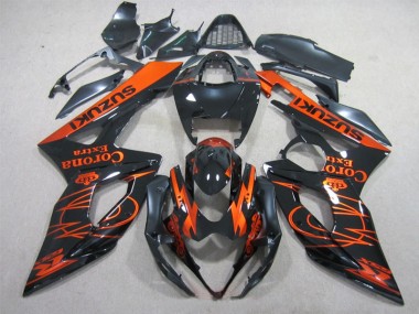 Suzuki GSXR 1000 K5 2005-2006 Verkleidungen - Schwarz Orange Corona Extra