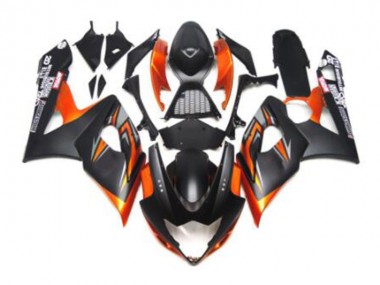 Suzuki GSXR 1000 K5 2005-2006 Verkleidungen - Schwarz Orange