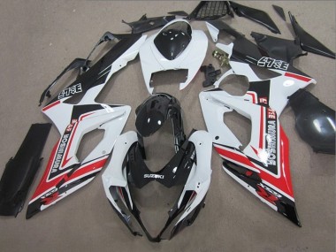 Suzuki GSXR 1000 K5 2005-2006 Verkleidungen - Schwarz Weiß Rot