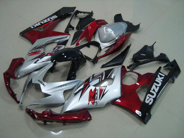 Suzuki GSXR 1000 K5 2005-2006 Verkleidungen - Silber Rot