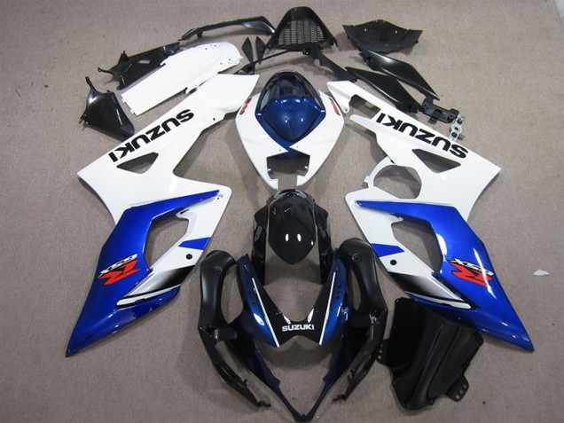 Suzuki GSXR 1000 K5 2005-2006 Verkleidungen - Weiß Blau