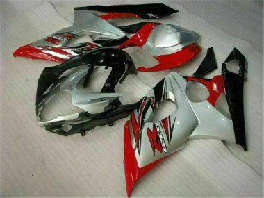 Suzuki GSXR 1000 K5 2005-2006 Vollverkleidung - Rot Weiß
