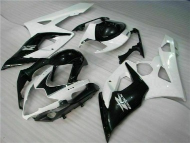 Suzuki GSXR 1000 K5 2005-2006 Vollverkleidung - Weiß Schwarz