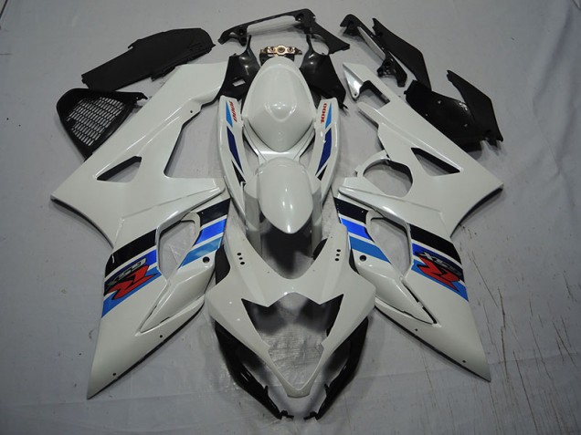 Suzuki GSXR 1000 K7 2007-2008 Verkleidung - Weiß Blau
