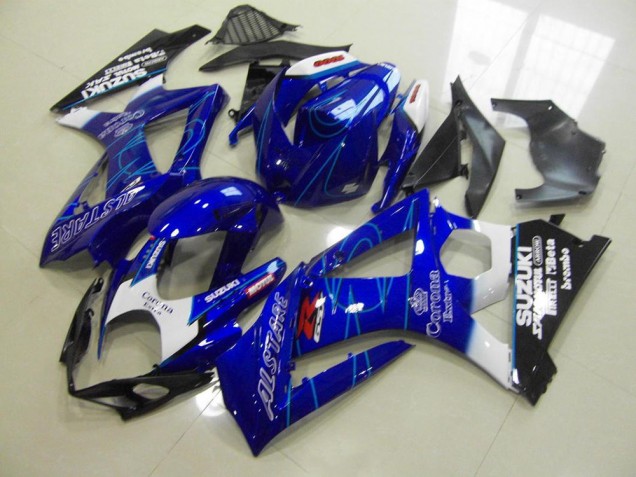 Suzuki GSXR 1000 K7 2007-2008 Verkleidungen - Blau Corona