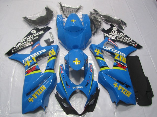 Suzuki GSXR 1000 K7 2007-2008 Verkleidungen - Blau Rizla