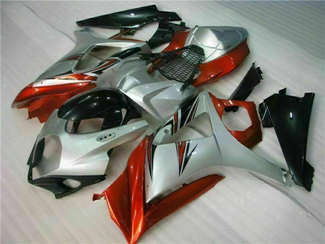 Suzuki GSXR 1000 K7 2007-2008 Verkleidungen - Braun Silber
