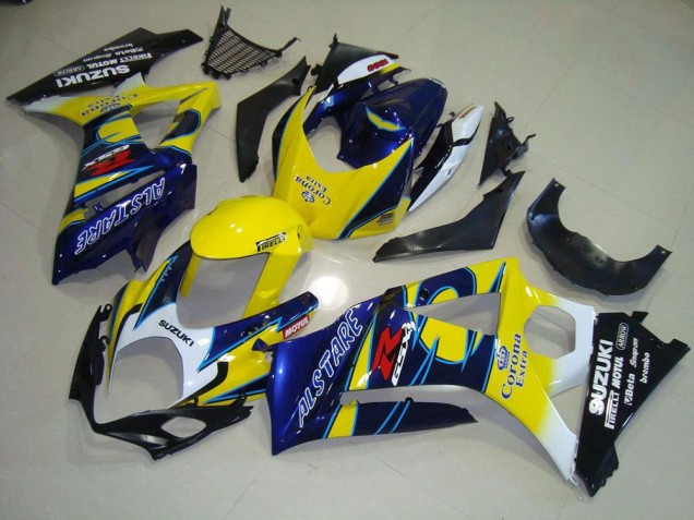 Suzuki GSXR 1000 K7 2007-2008 Verkleidungen - Gelb Corona