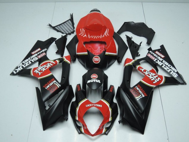 Suzuki GSXR 1000 K7 2007-2008 Verkleidungen - Matt Lucky Strike