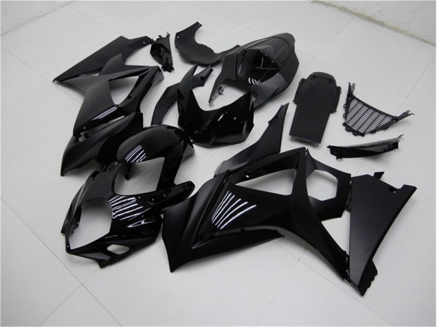 Suzuki GSXR 1000 K7 2007-2008 Verkleidungen - Matt schwarz Glänzend