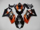 Suzuki GSXR 1000 K7 2007-2008 Verkleidungen - Orange Schwarz