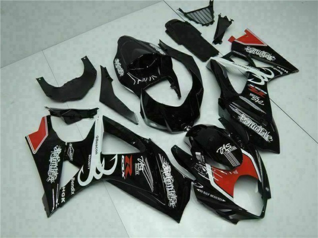 Suzuki GSXR 1000 K7 2007-2008 Verkleidungen - Schwarz
