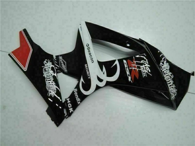 Suzuki GSXR 1000 K7 2007-2008 Verkleidungen - Schwarz