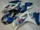 Suzuki GSXR 1000 K7 2007-2008 VollVerkleidungen & Plastik - Blau Weiß Suzuki GSXR 1000 K7 2007-2008 VollVerkleidungen & Plastik - Blau Weiß