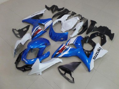 Suzuki GSXR 1000 K9 2009-2016 Motorrad Verkleidung - Blau Weiß