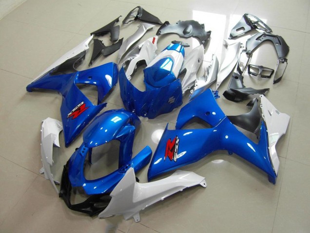 Suzuki GSXR 1000 K9 2009-2016 Verkleidung - Blaur und Weißer OEM Stil