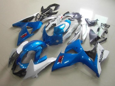 Suzuki GSXR 1000 K9 2009-2016 Verkleidung - Weiß Blau