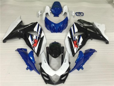 Suzuki GSXR 1000 K9 2009-2016 Verkleidung - Weiß Blau Schwarz