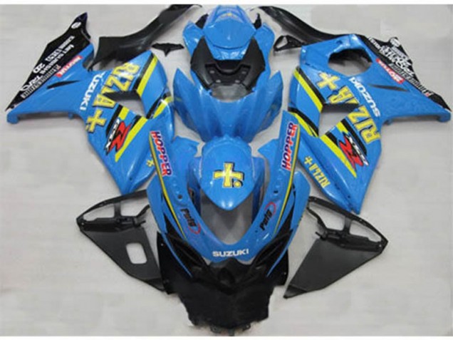 Suzuki GSXR 1000 K9 2009-2016 Verkleidungen - Blau Rizla Hopper