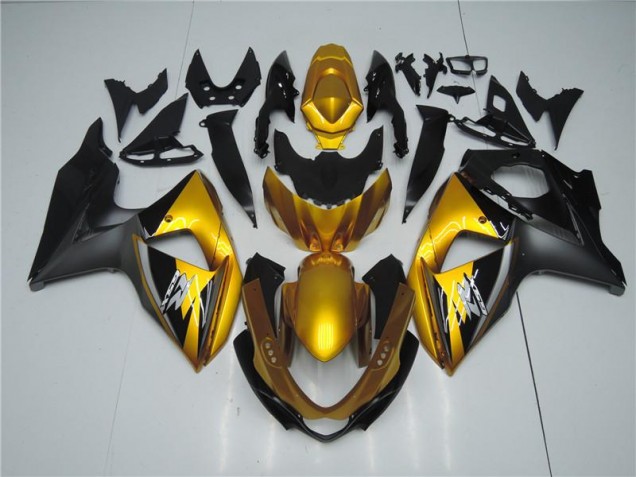 Suzuki GSXR 1000 K9 2009-2016 Verkleidungen - Gold Schwarz