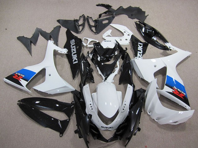 Suzuki GSXR 1000 K9 2009-2016 Verkleidungen & Plastik - Weiß Schwarz