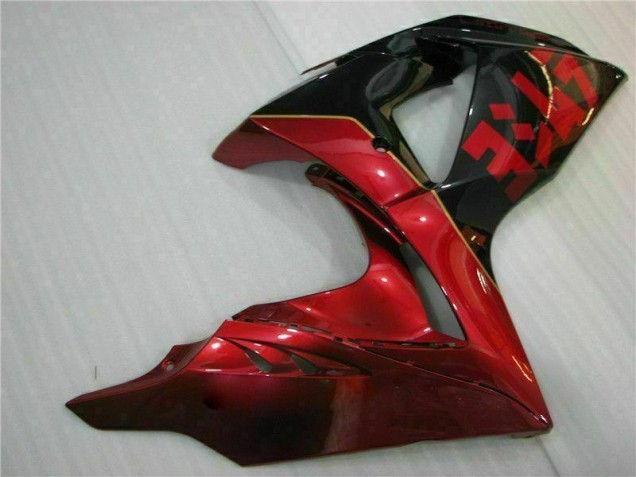 Suzuki GSXR 1000 K9 2009-2016 Verkleidungen - Rot Flamme Schwarz