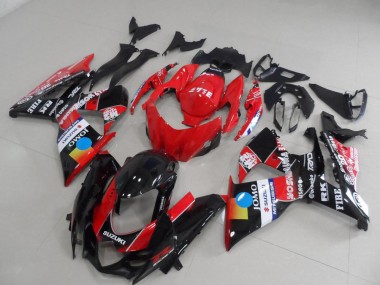 Suzuki GSXR 1000 K9 2009-2016 Verkleidungen - Rot Jomo