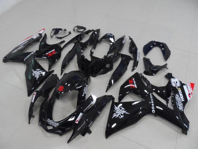 Suzuki GSXR 1000 K9 2009-2016 Verkleidungen - Schwarzer Leuchtturm