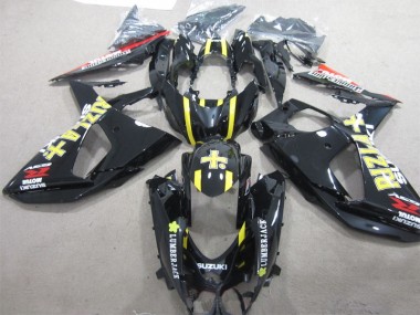 Suzuki GSXR 1000 K9 2009-2016 Verkleidungen - Schwarzer Rizla Holzfäller