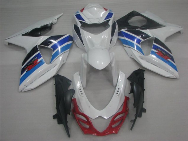 Suzuki GSXR 1000 K9 2009-2016 Verkleidungen - Weiß Blau