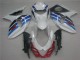 Suzuki GSXR 1000 K9 2009-2016 Verkleidungen - Weiß Blau