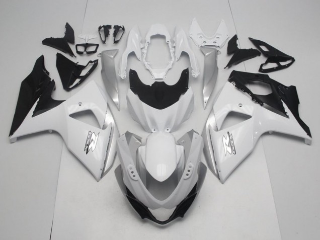 Suzuki GSXR 1000 K9 2009-2016 Verkleidungen - Weiß OEM Stil Suzuki GSXR 1000 K9 2009-2016 Verkleidungen - Weiß OEM Stil