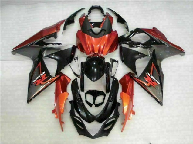 Suzuki GSXR 1000 K9 2009-2016 Vollverkleidung - Braun Schwarz