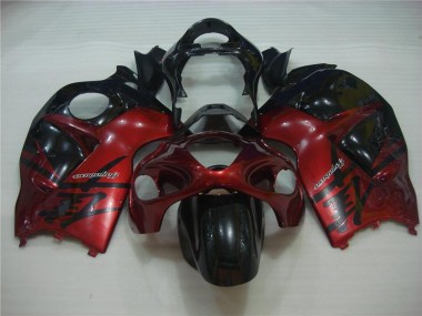 Suzuki GSXR 1300 Hayabusa 1996-2007 Verkleidung - Rot Schwarz