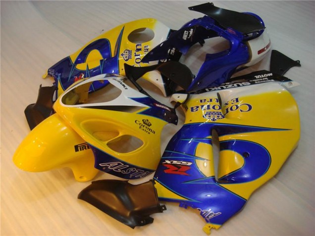 Suzuki GSXR 1300 Hayabusa 1996-2007 Verkleidungen - Gelb Blau